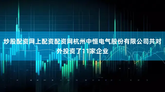 炒股配资网上配资配资网杭州中恒电气股份有限公司共对外投资了11家企业